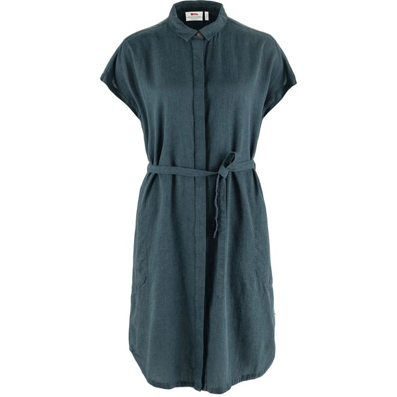 Fjallraven Ovik Hemp Dress in Mountain Blue
