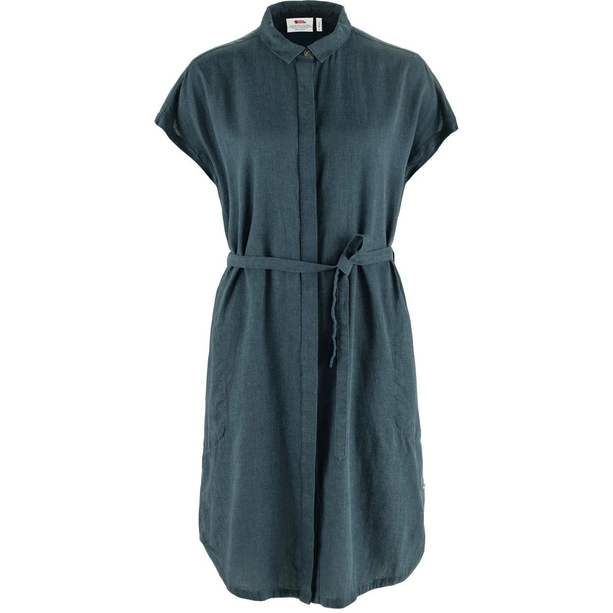 Fjallraven Ovik Hemp Dress in Mountain Blue, Size: XS