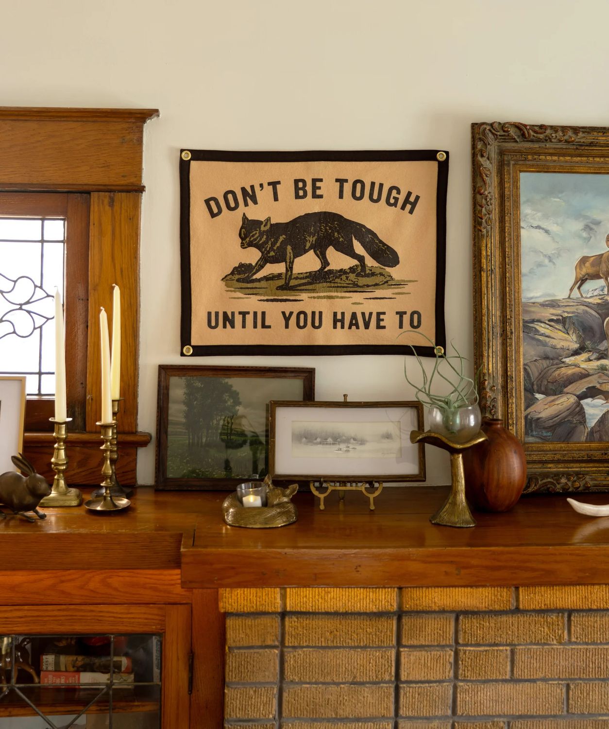 Don't Be Tough Until You Have To Camp Flag