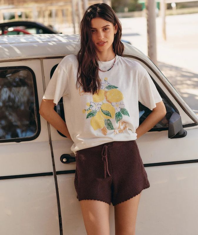 Marine Layer Oversized Hemp Graphic Tee