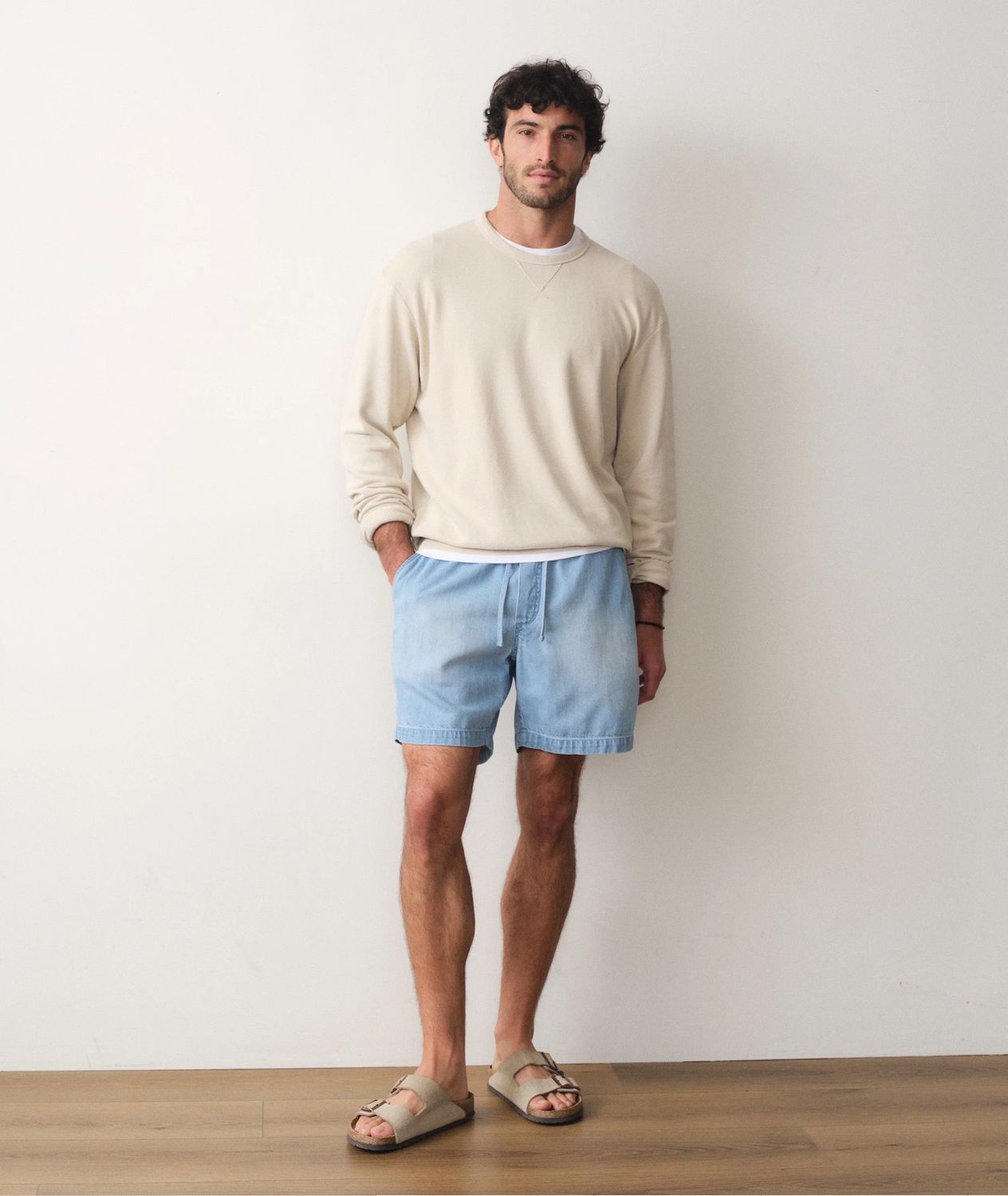 Men's Marine Layer Saturday Denim Short 6" in Lightwash