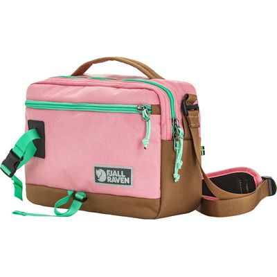 Vardag Shoulder Bag in Poppy Pink/Khaki Dust