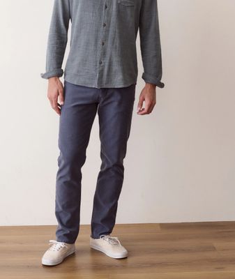 5 Pocket Flex Terry Pant - Slim Straight in True Navy
