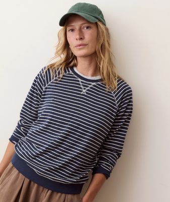 Reversible Raglan  in Twilight Stripe