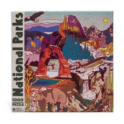 Parks Project National Park Collage 1000 Piece Puzzle