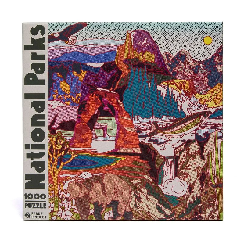 Parks Project National Park Collage 1000 Piece Puzzle