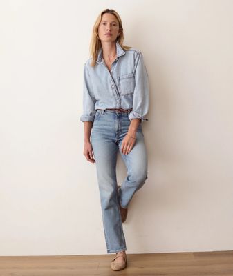 Marine Layer Charlie Denim Straight Leg in Vintage Wash