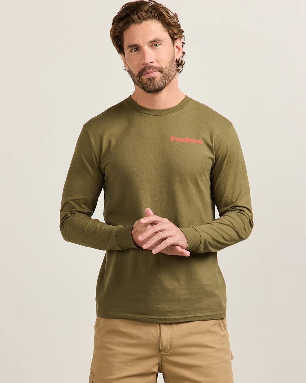 Pendleton Men's Long Sleeve Freshwater Fishing Graphic Tee