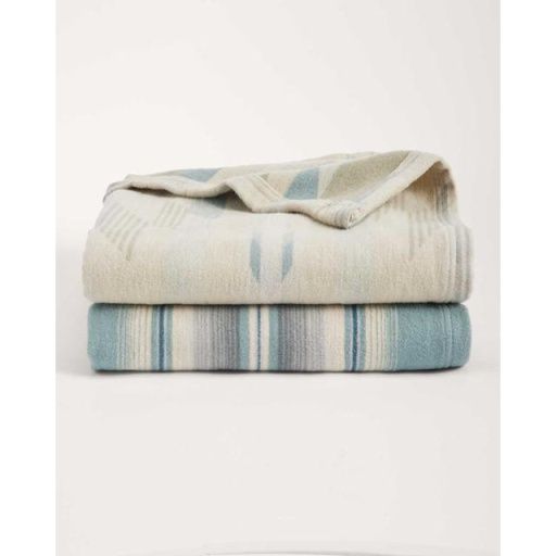 Pendleton Wyeth Falls Stripe Organic Cotton Throw Gift Pack