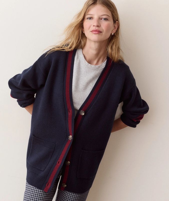 Marine Layer Maggie Varsity Cardigan