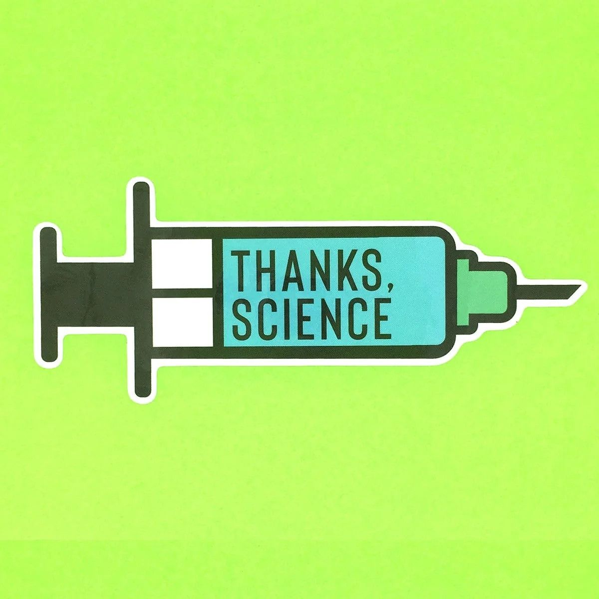 Thanks Science 5" Sticker