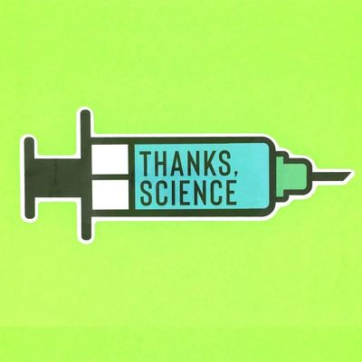 Thanks Science 5" Sticker