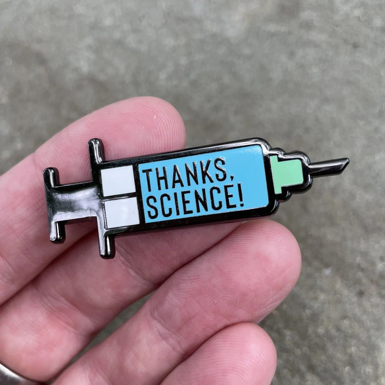 Thanks Science XL Hard Enamel Pin