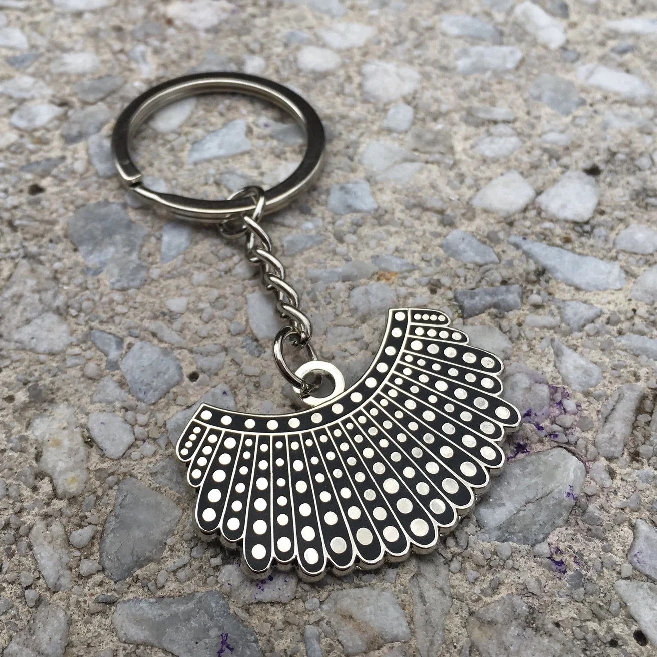 RBG's Dissent Collar Enamel Keychain