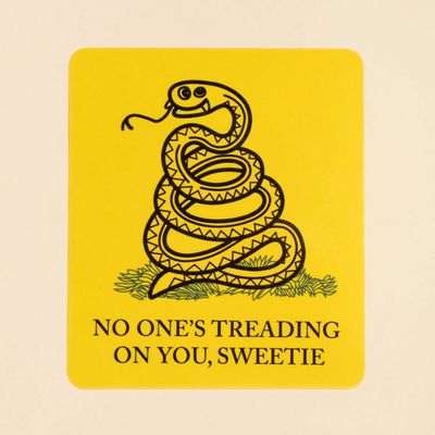 No One's Treading on You Sweetie Sticker