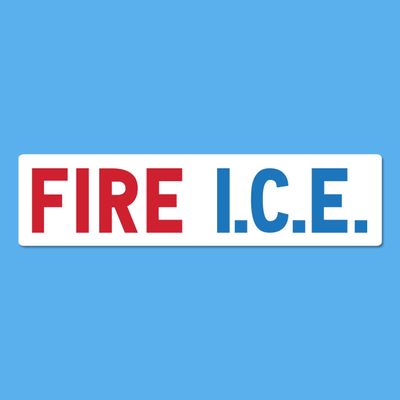 Fire I.C.E. Bumper Sticker