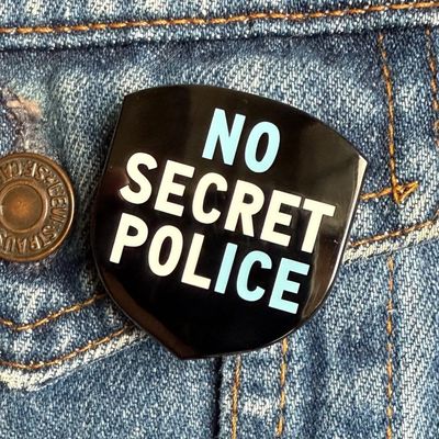 No Secret Police Hard Enamel Pin
