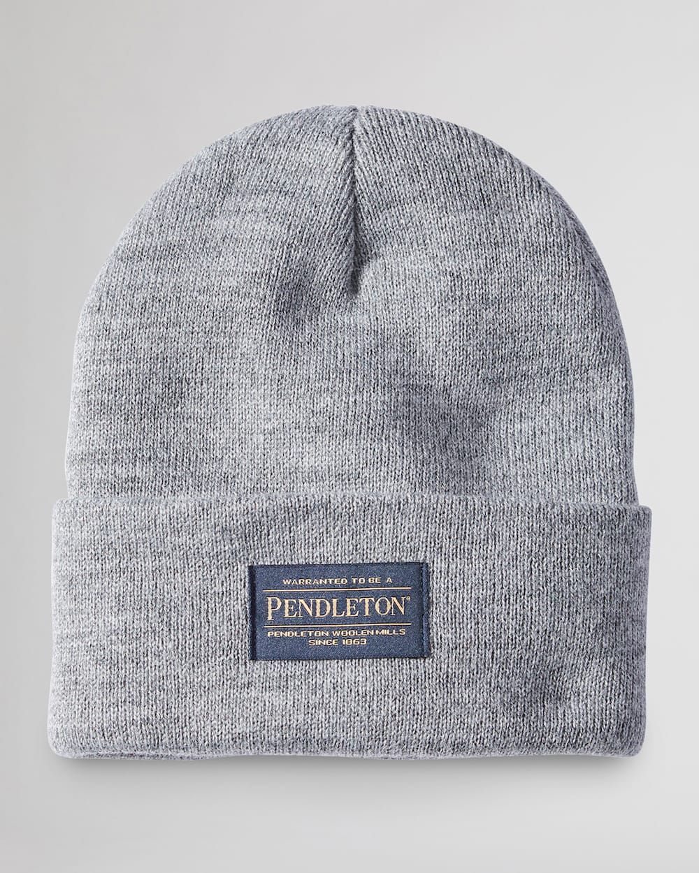 Pendleton Beanie in Light Grey Heather