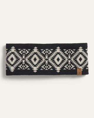 Pendleton Los Ojos Merino Fleece-Lined Headband in Black