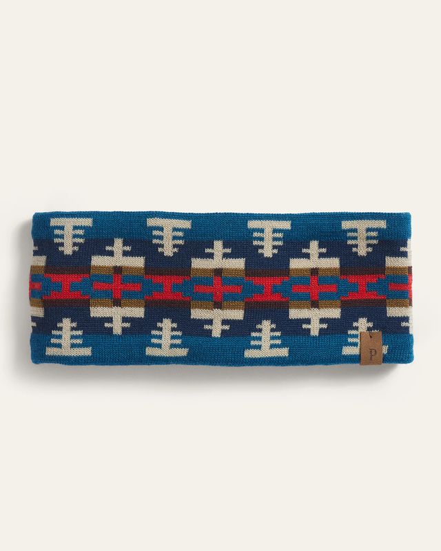 Pendleton Shiprock Merino Fleece-Lined Headband in Teal