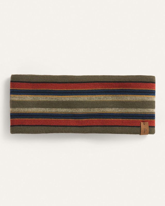 Pendleton Yakima Merino Fleece-Lined Headband - Green Heather