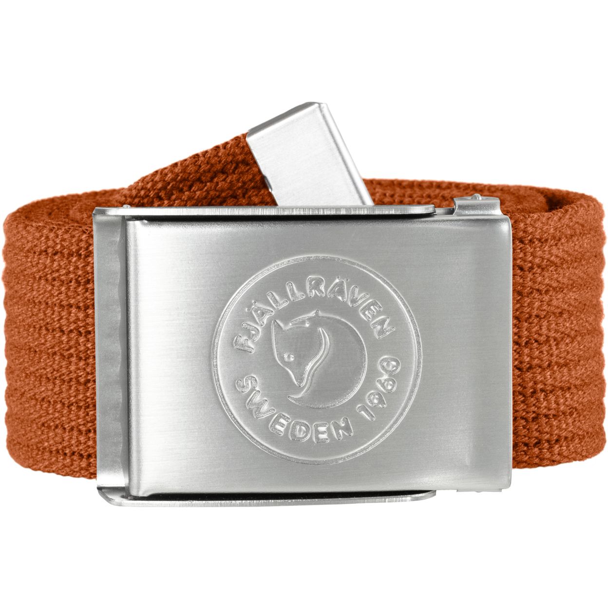 Fjallraven 1960 Logo Belt in Terracotta Brown