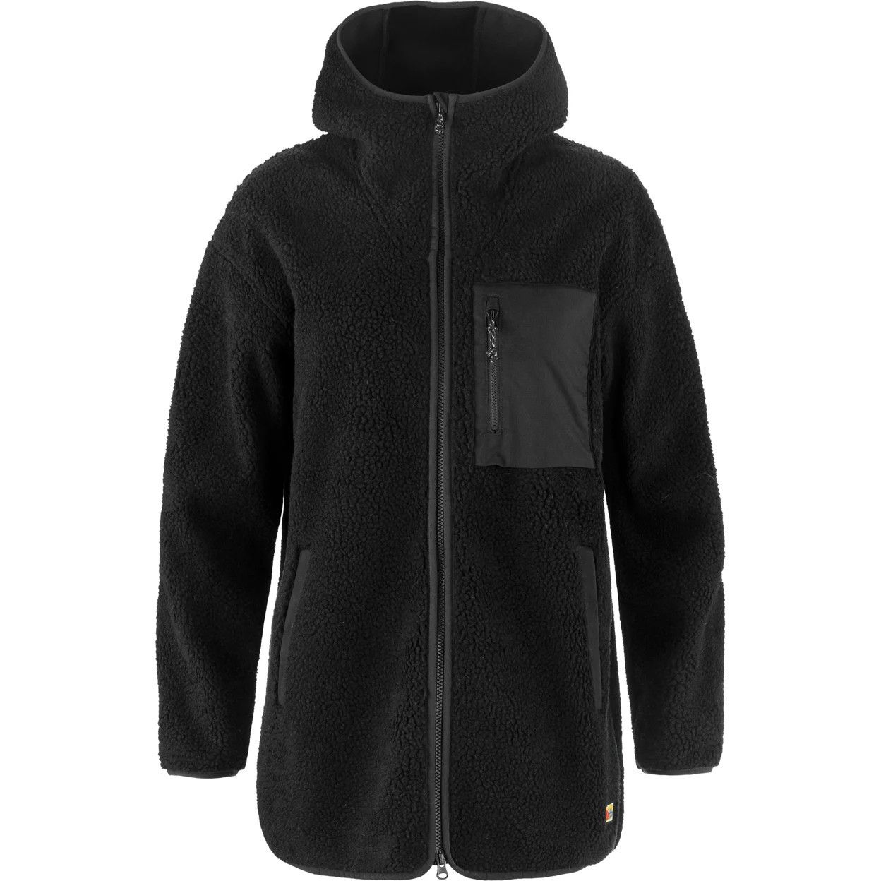 Fjallraven Vardag Pile Fleece Long in Black