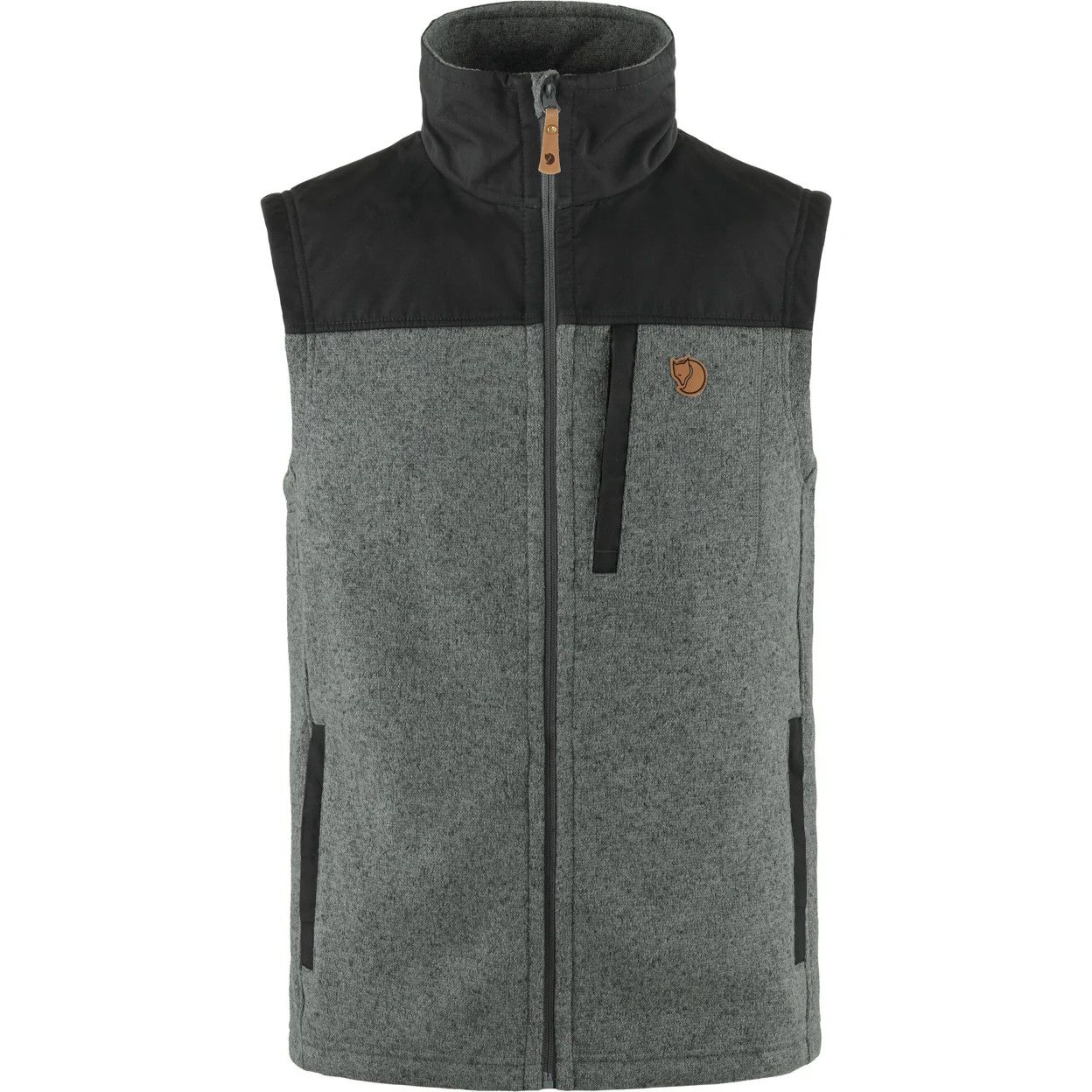 Fjallraven Ovik Buck Fleece Vest in Grey/Melange