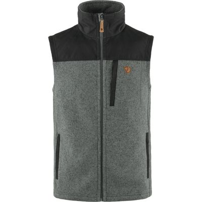 Fjallraven Ovik Buck Fleece Vest in Grey/Melange