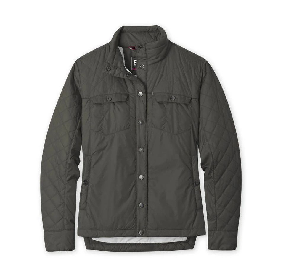 Stio Skycrest Insulated Snap Shirt in Raven