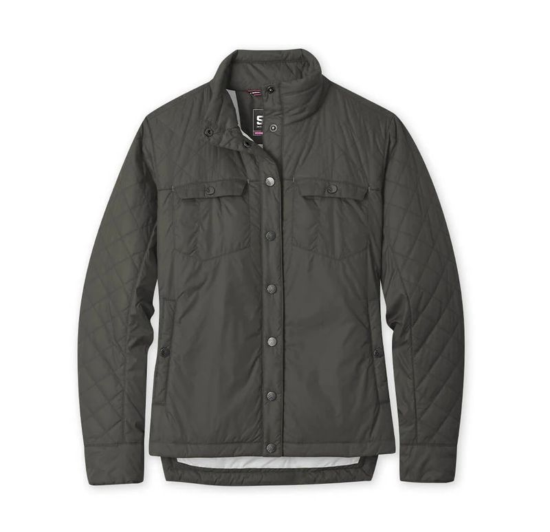 Stio Skycrest Insulated Snap Shirt in Raven