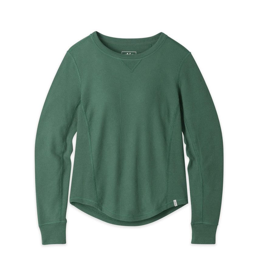 Stio Women's Wister Waffle in Forestline