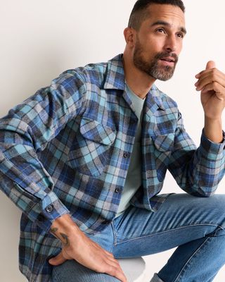 Pendleton Original Board Shirt in Blue Original Surf Plaid