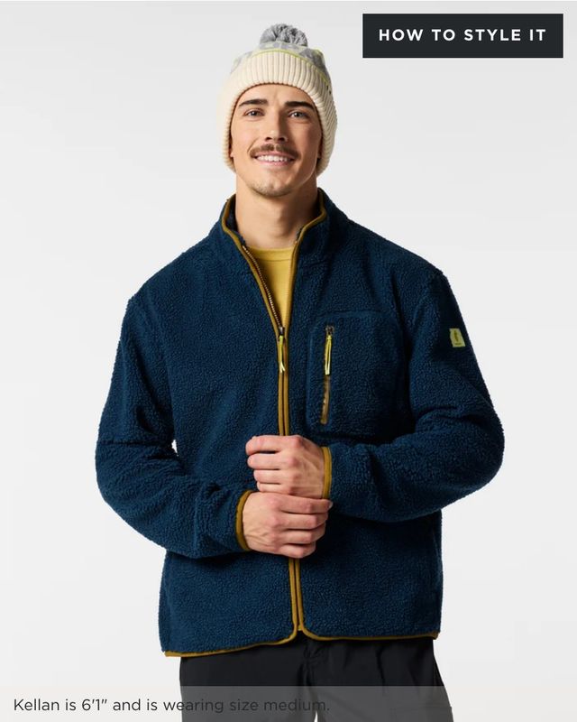 Cotopaxi Men's Amigazo Fleece Jacket in Indigo