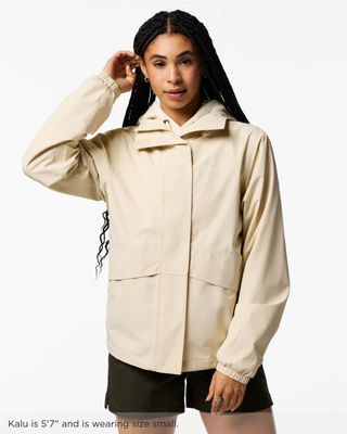 Cotopaxi Women's Rayu Rain Parka in Cream 
