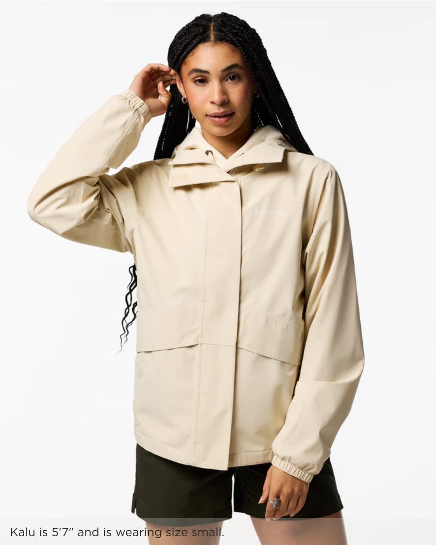 Cotopaxi Women's Rayu Rain Parka in Cream