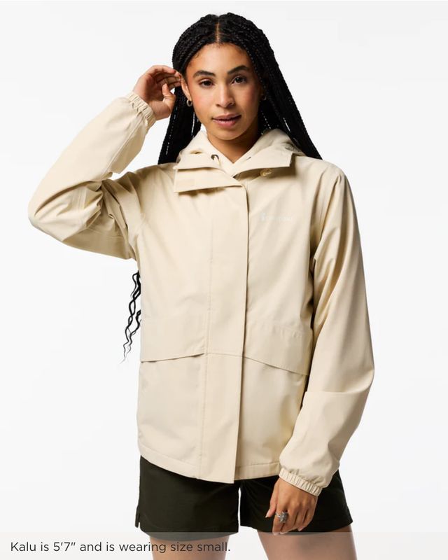 Cotopaxi Women's Rayu Rain Parka in Cream