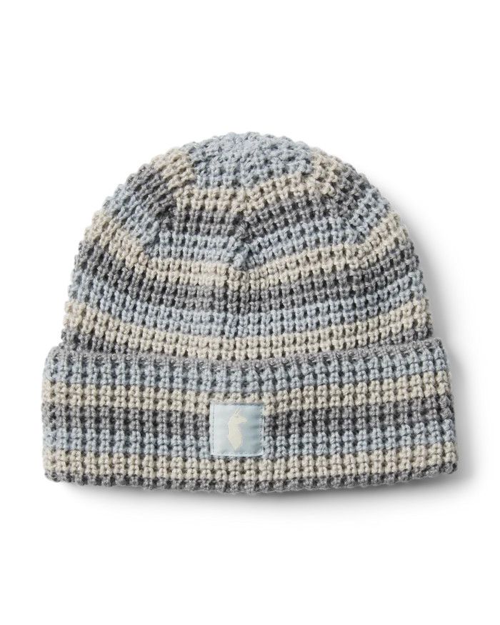 Cotopaxi Chunky Striped Beanie in Smoke Vapor and Mineral