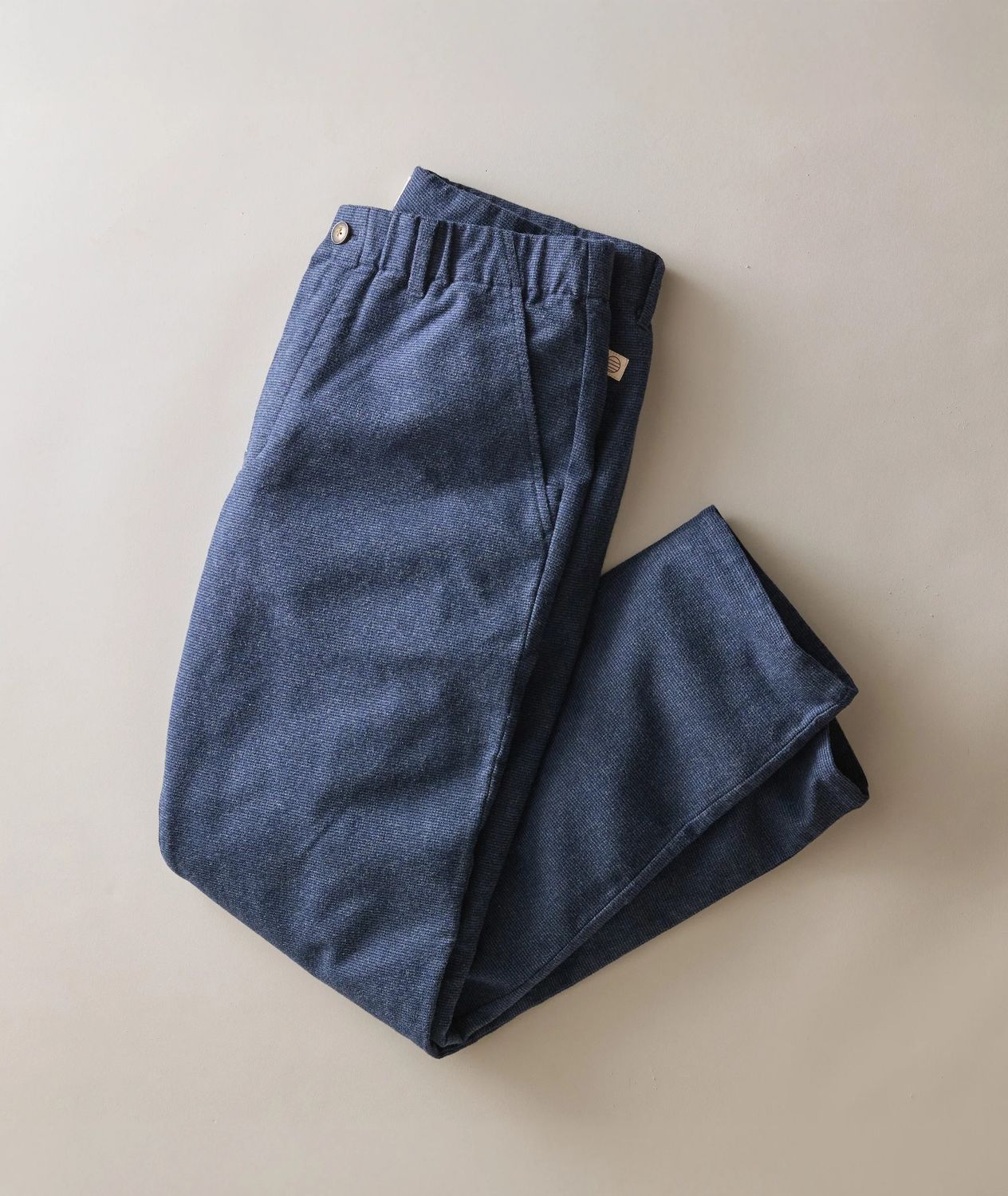Saturday Houndstooth Chino Slim Straight in Navy