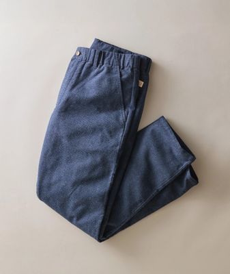Saturday Houndstooth Chino Slim Straight in Navy