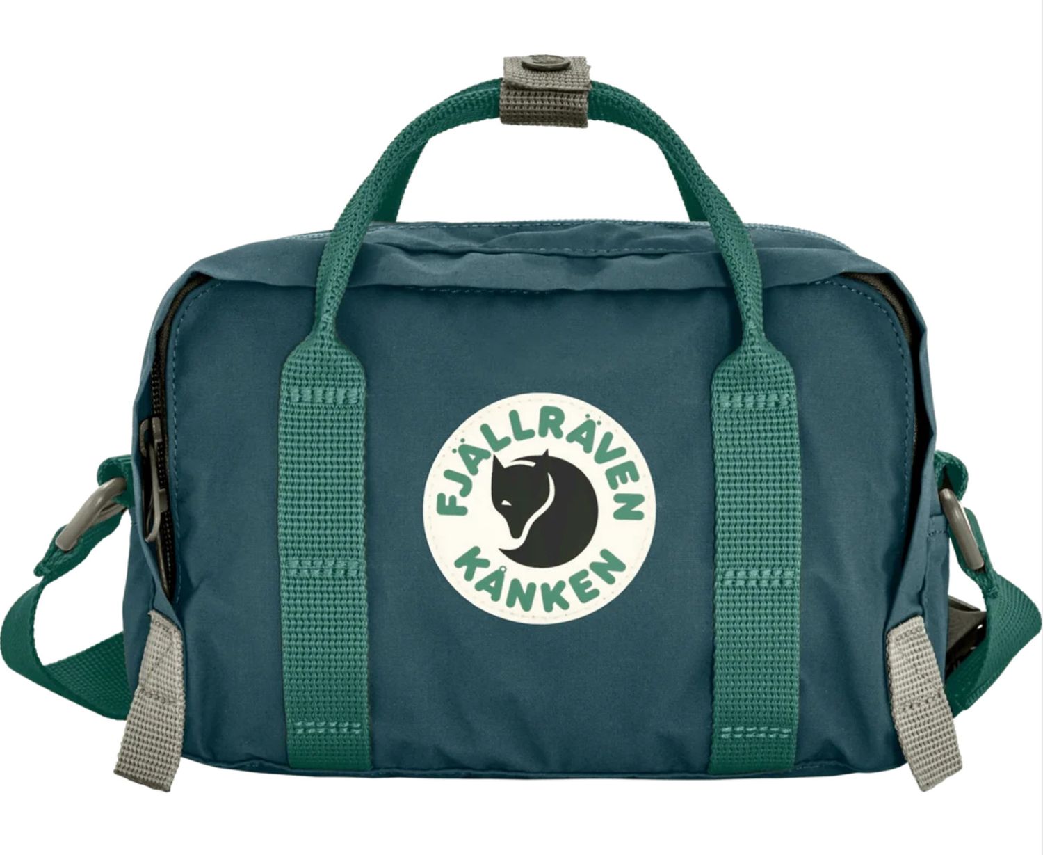 Kanken Koncept Crossbody in Teal/Frost Green