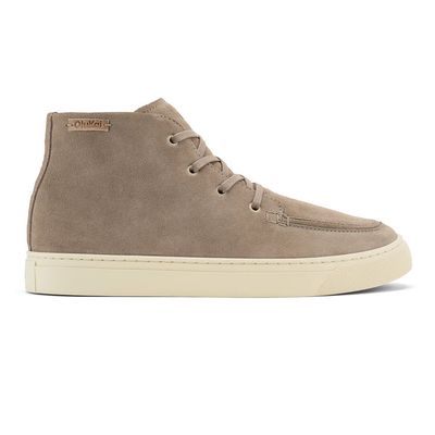 OluKai Kou Chukka in Taupe Grey and Tan