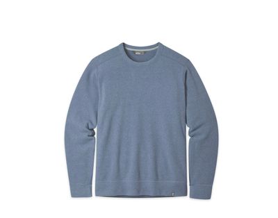 Stio Turpin Fleece Crew in Vintage Indigo Heather
