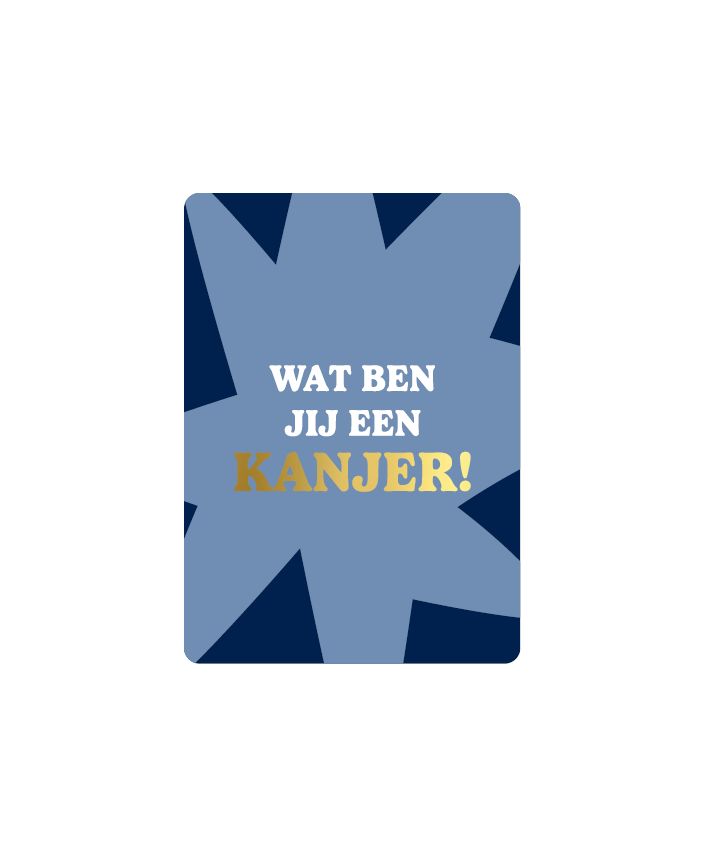 Cadeaukaartje A7 - Kanjer