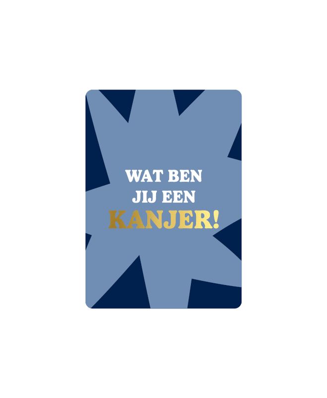 Cadeaukaartje A7 - Kanjer
