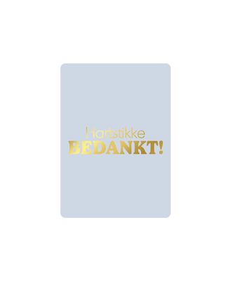 Cadeaukaartje A7 - Bedankt