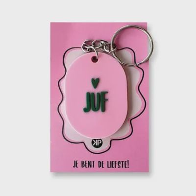 Sleutelhanger -Juf