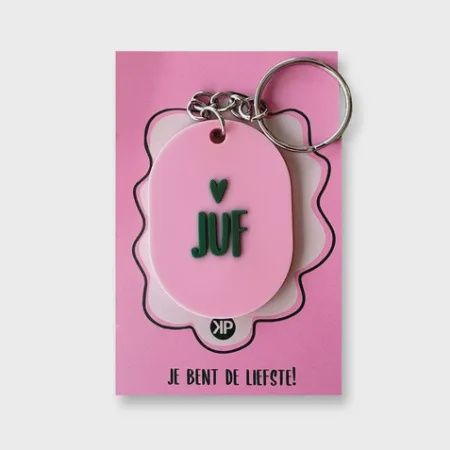 Sleutelhanger -Juf
