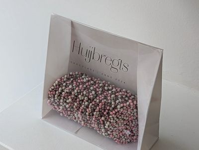 Geboorte oublies roze - zakje