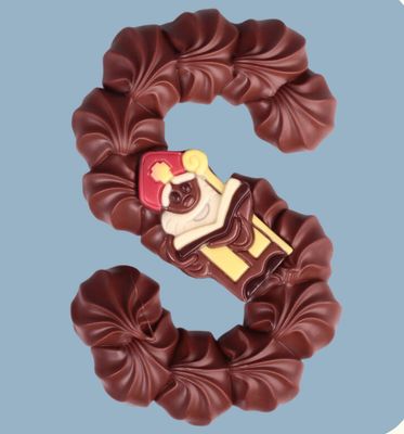 Zakelijk - Sint - Chocoladeletter S gespoten